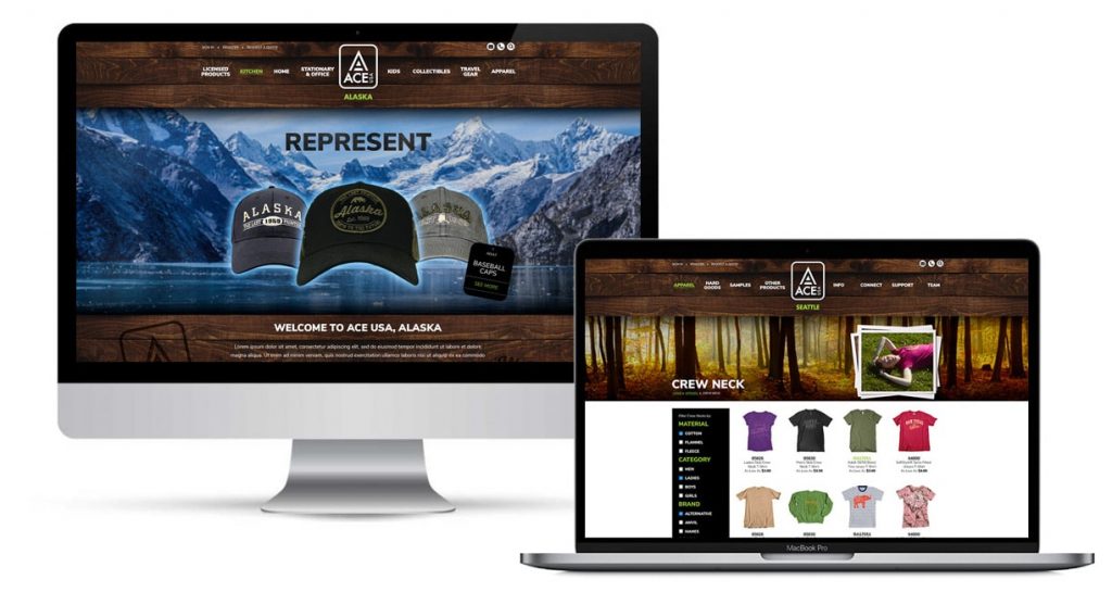 eCommerce Website Design - Souvenirs & Aparrel